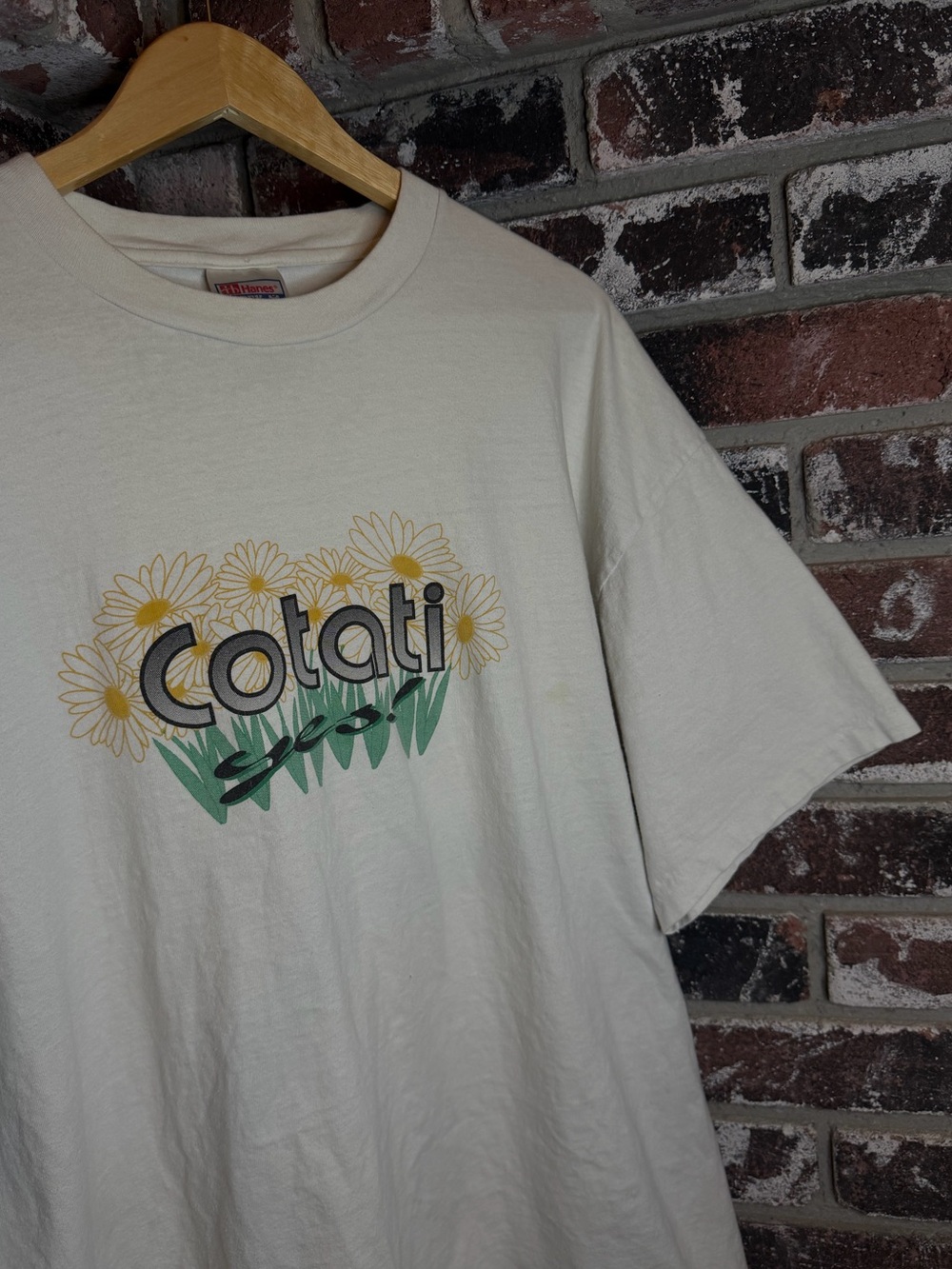 Vintage Cotati YES! California Floral / Not Lucky Graphic Tee